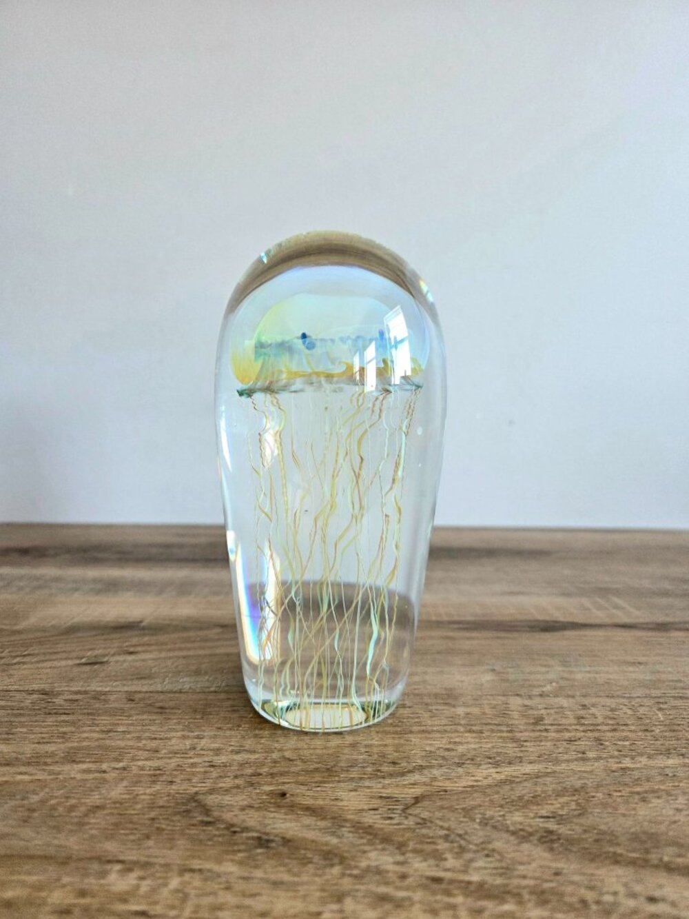 Vintage Signed Richard Satava 3267-08 Jellyfish collection Paperweight - Picture 4 of 8